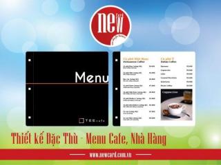 IN MENU NHỰA PVC CAO CẤP